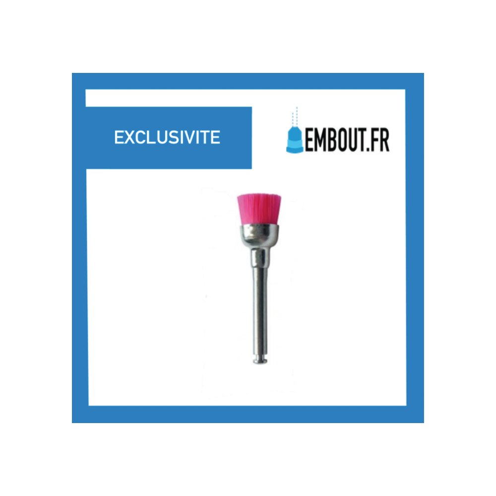 Zachte Roze Nylon RA Borstel - 100 st - MIXINGTIP.COM