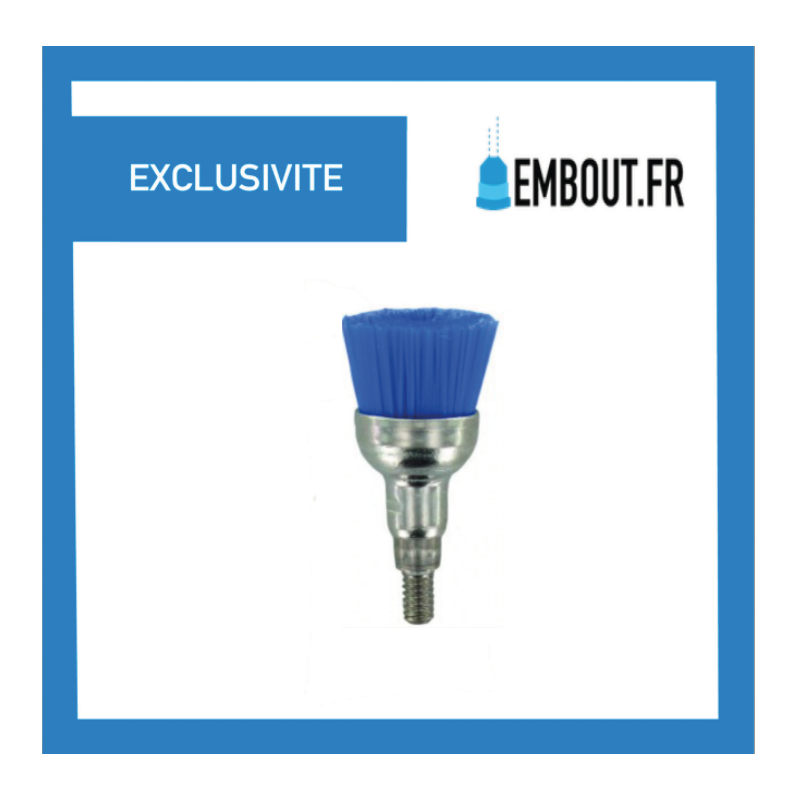 Brossette nylon hard ( blue ) screw - 100 pcs