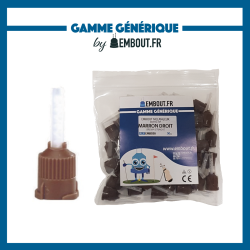 Embout mélangeur marron droit - EMBOUT.FR - 50u