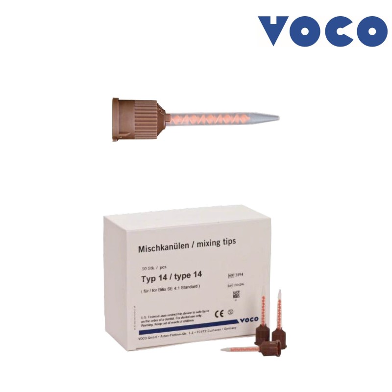 Embout Bifix Perfect marron fuselé orange type 14 - VOCO - 50u