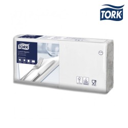 SERVIETTES BLANC 2 PLIS 33X33cm - 10x200u - TORK