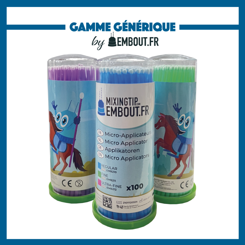 Micro-Applicateurs - EMBOUT.FR - 100u