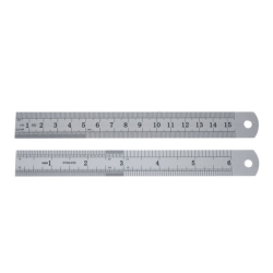 Règle en acier inoxydable 150 mm - UNODENT - 1 u