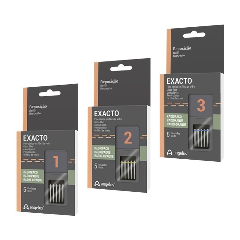 Tenon Fibre de verre Exacto - ANGELUS - 5pcs