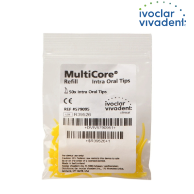 Embout Multicore Flow intra oral jaune - 50u - IVOCLAR