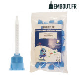 Embout mélangeur bleu pointu - 50u - MIXINGTIP.COM
