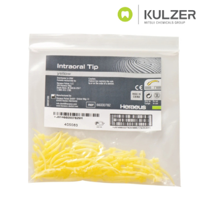 Embout Xantopren intra oral jaune - 96u - KULZER