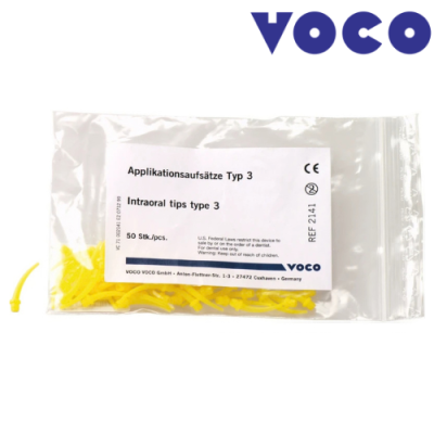 Embout Rebilda DC intra oral jaune type 3 - 50u - VOCO