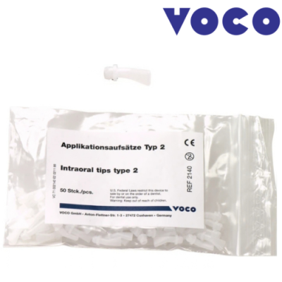 Embout Registrado intra oral blanc Type 2 - 50u - VOCO
