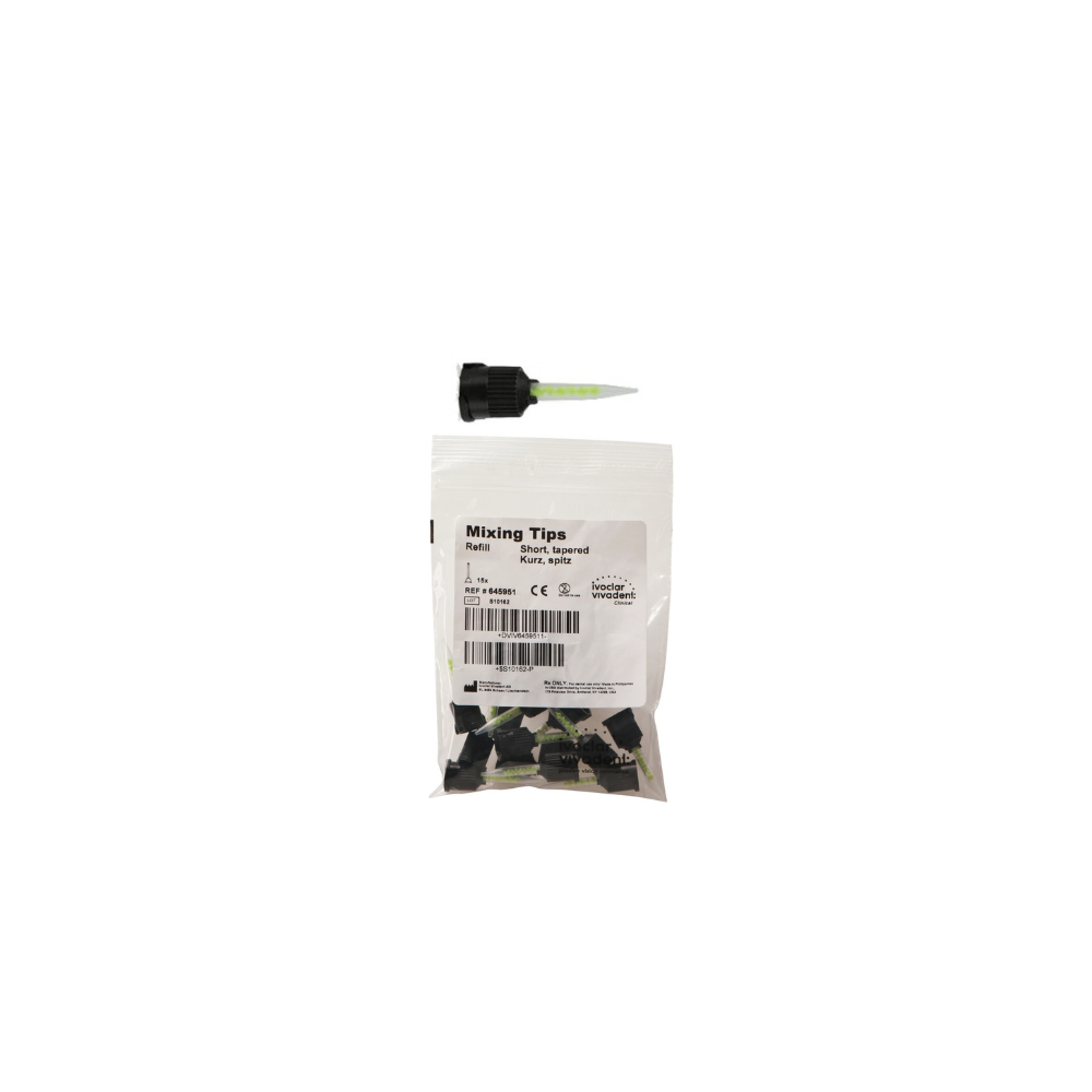Embout Variolink Multilink noir fuselé vert - 15u - IVOCLAR