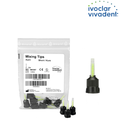 Embout Multicore noir fuselé vert - 10u - IVOCLAR