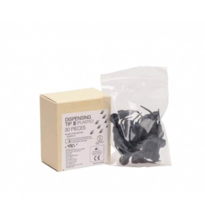 Syringe Dispensing Tip Black - 30pcs - GC