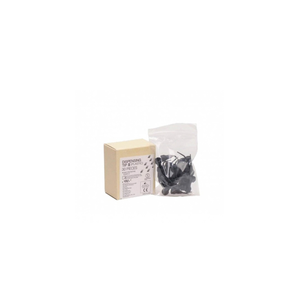 Syringe Dispensing Tip Black - 30pcs - GC