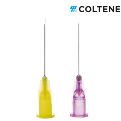 Aiguille à ouverture latérale jaune - 100u - COLTENE