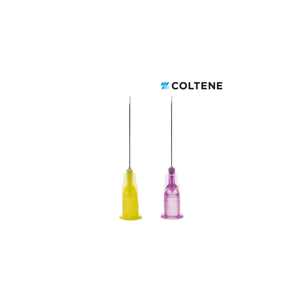 Aiguille à ouverture latérale jaune - 100u - COLTENE