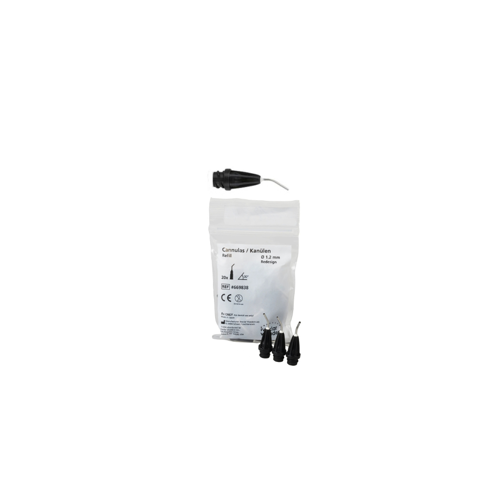 Tetric EvoFlow Bulk Fill Black Luer-Lock Cannula - 20pcs - IVOCLAR