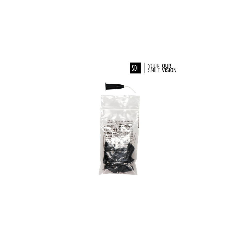 SuperEtch/Conseal F Black Applicator Tip - 20pcs - SDI