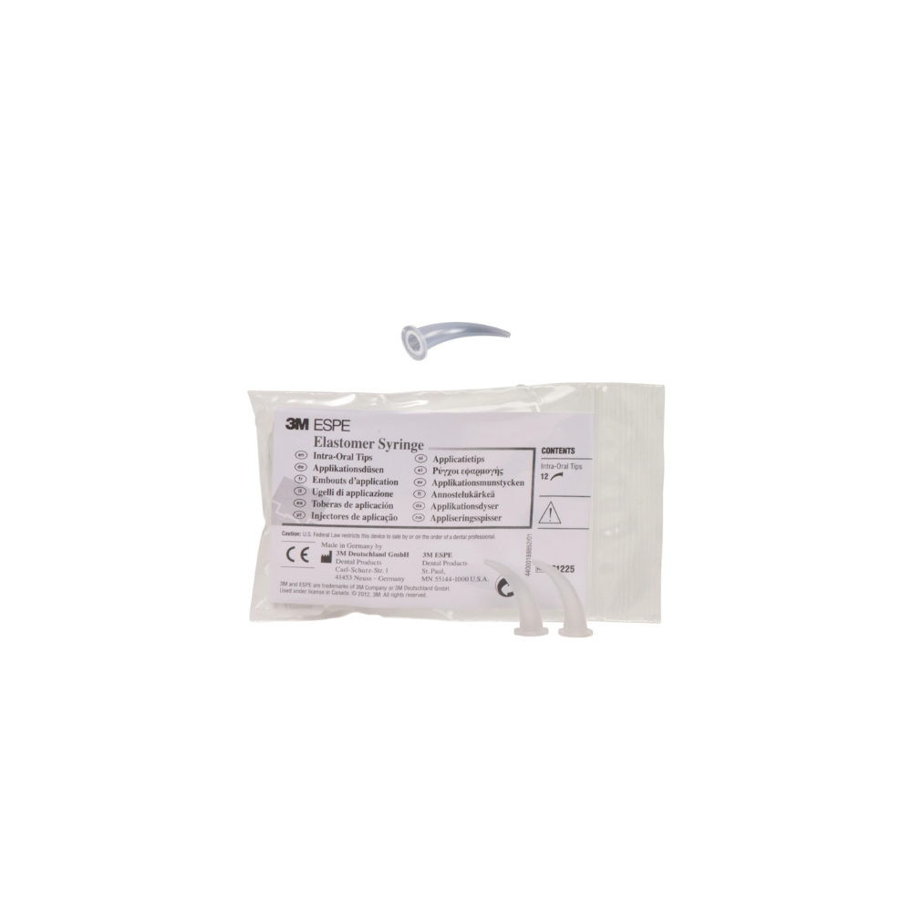 Embout seringue courbé blanc - 12u - SOLVENTUM
