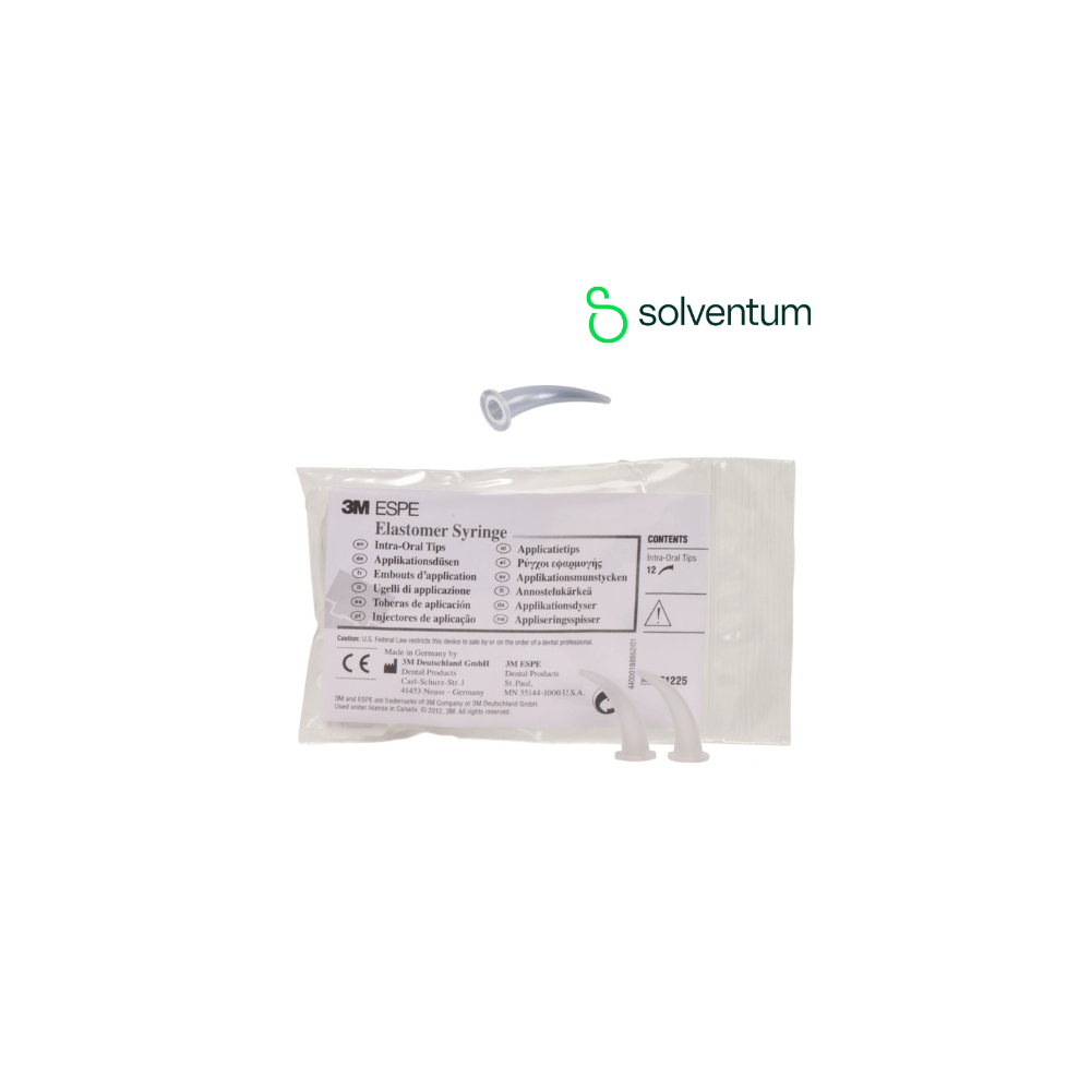 Embout seringue courbé blanc - 12u - SOLVENTUM
