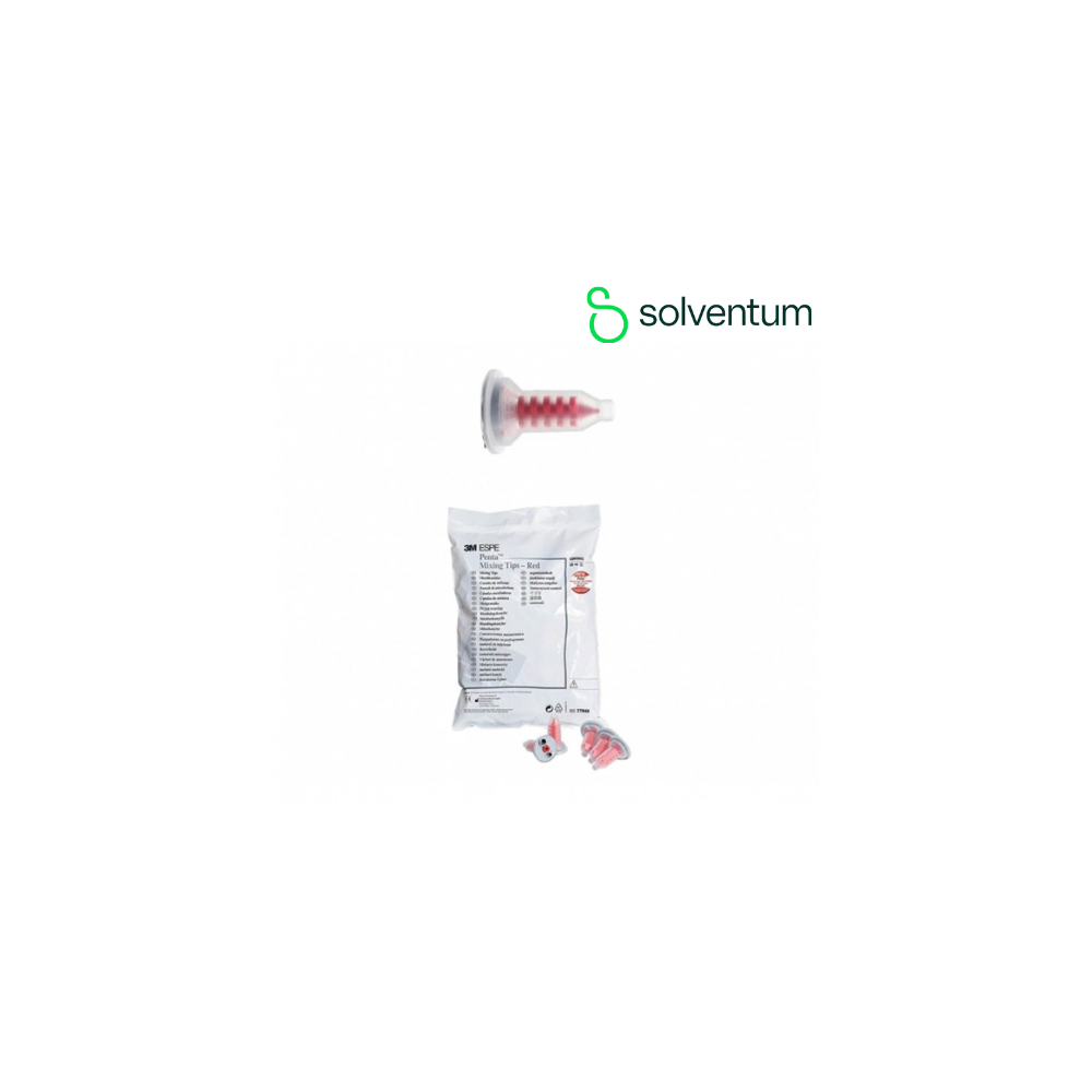 Embout Pentamix dynamique rouge - 50u - SOLVENTUM