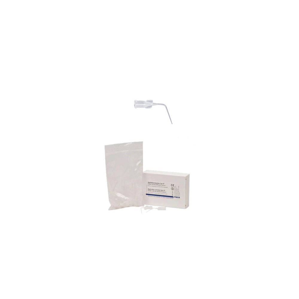Application Cannula Curved White Type 47 - 30pcs - VOCO
