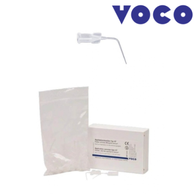 Embout Canule d'application courbé blanc Type 47 - 30u - VOCO
