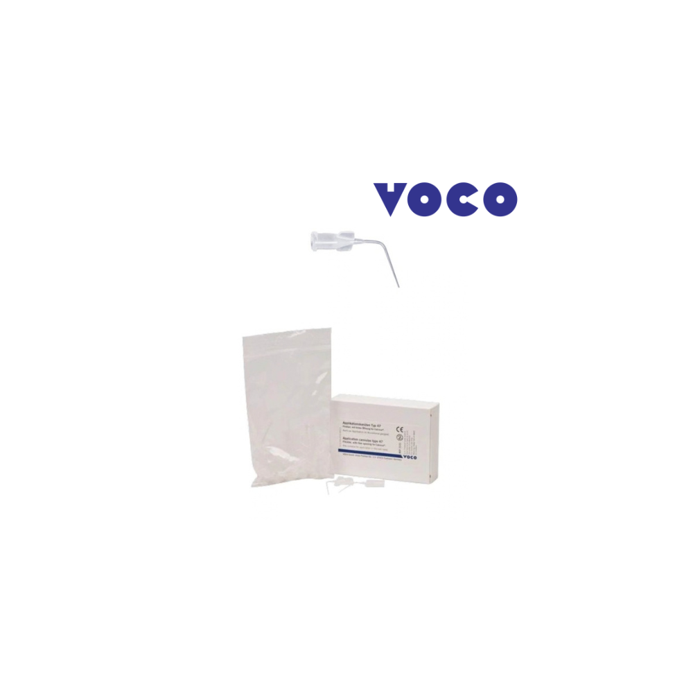 Application Cannula Curved White Type 47 - 30pcs - VOCO