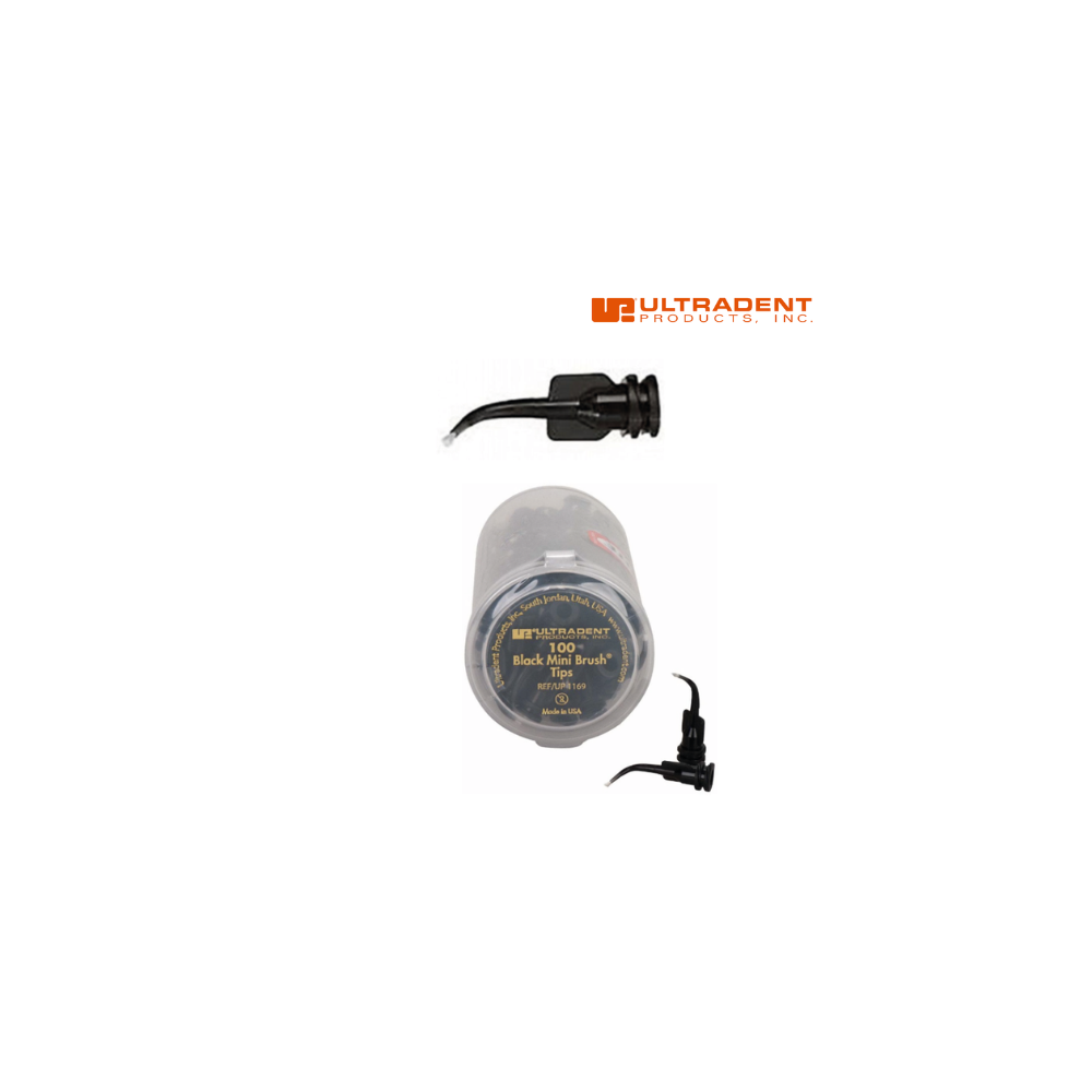 Black Mini Brush - 100u - ULTRADENT