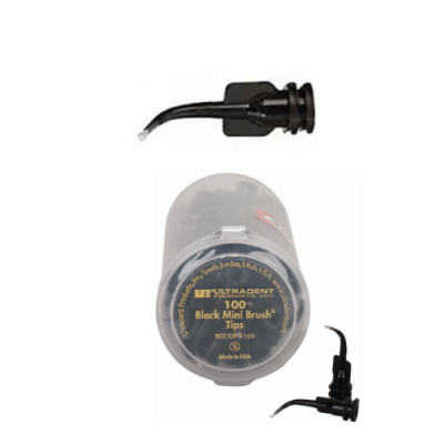Black Mini Brush - 100u - ULTRADENT