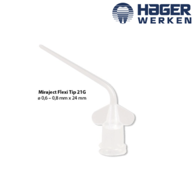 Miraject Flexi Tip 21G - 25u - HAGER & WERKEN
