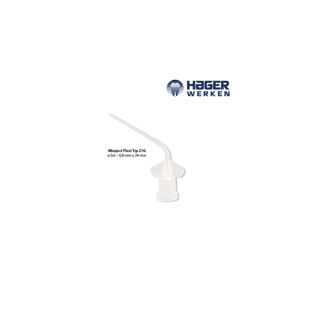 Miraject Flexi Tip 21G - 25u - HAGER & WERKEN