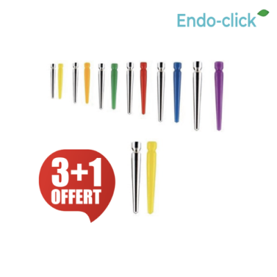 Tenons coniques - calcinables ou inox - ENDO-CLICK