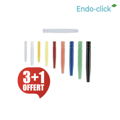 Tenons Cylindro-conique - Calcinables 40 pcs - ENDO-CLICK