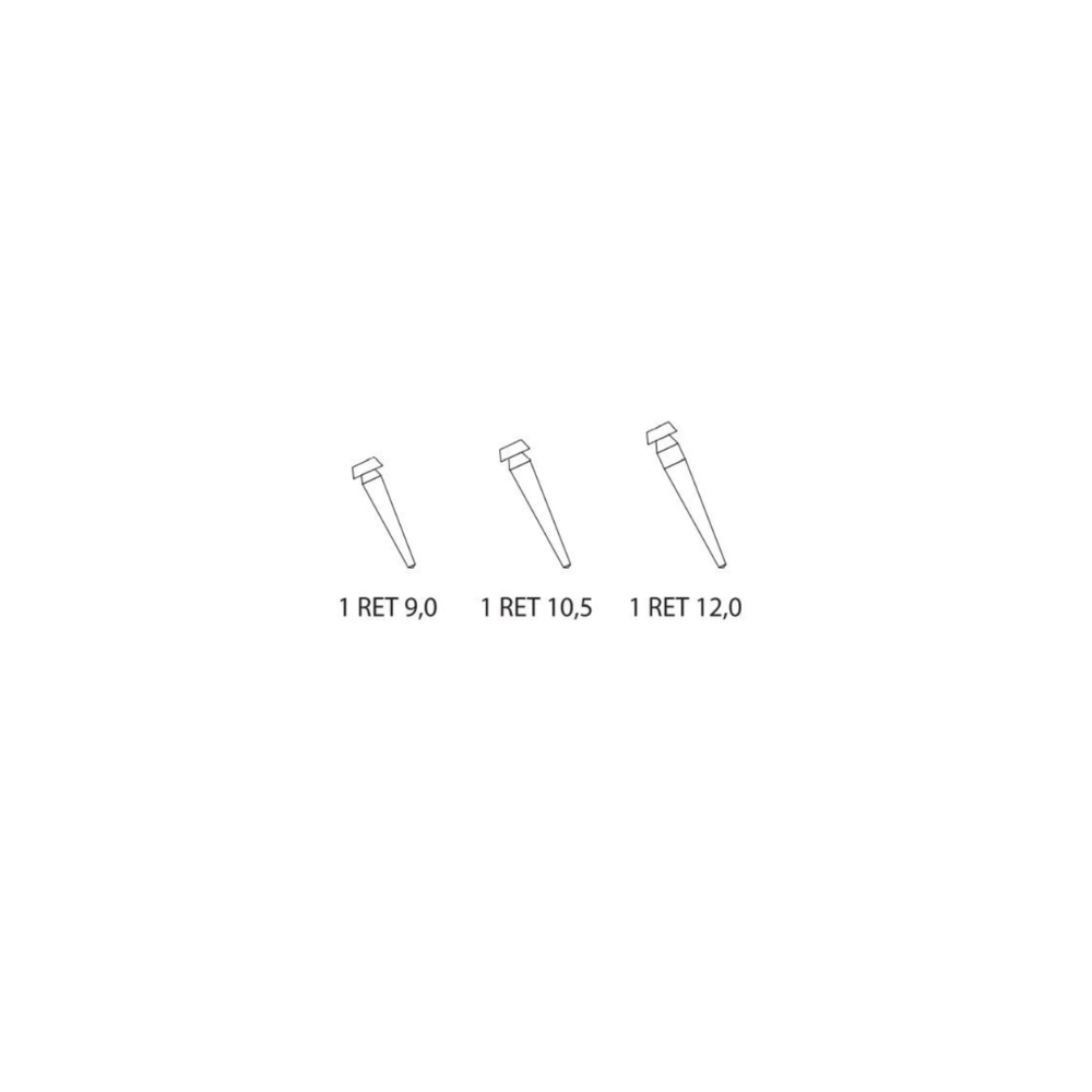 Tenons Cylindro-Coniques Empreintes Rétentifs