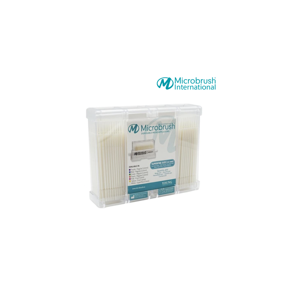 Microbrush Plus Blanc Super Fin