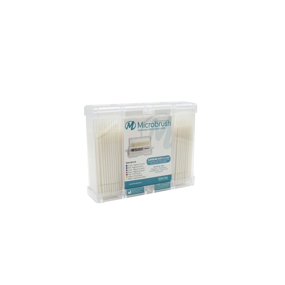 Microbrush Plus Blanc Super Fin