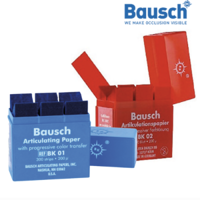 Papier à articuler BK01 / BK02 - 300u - BAUSCH