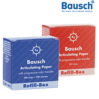 Papier à articuler BK1001 / BK1002 - 300u - BAUSCH