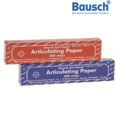 Occlusion Paper BK09 / BK10 - 200pcs - BAUSCH