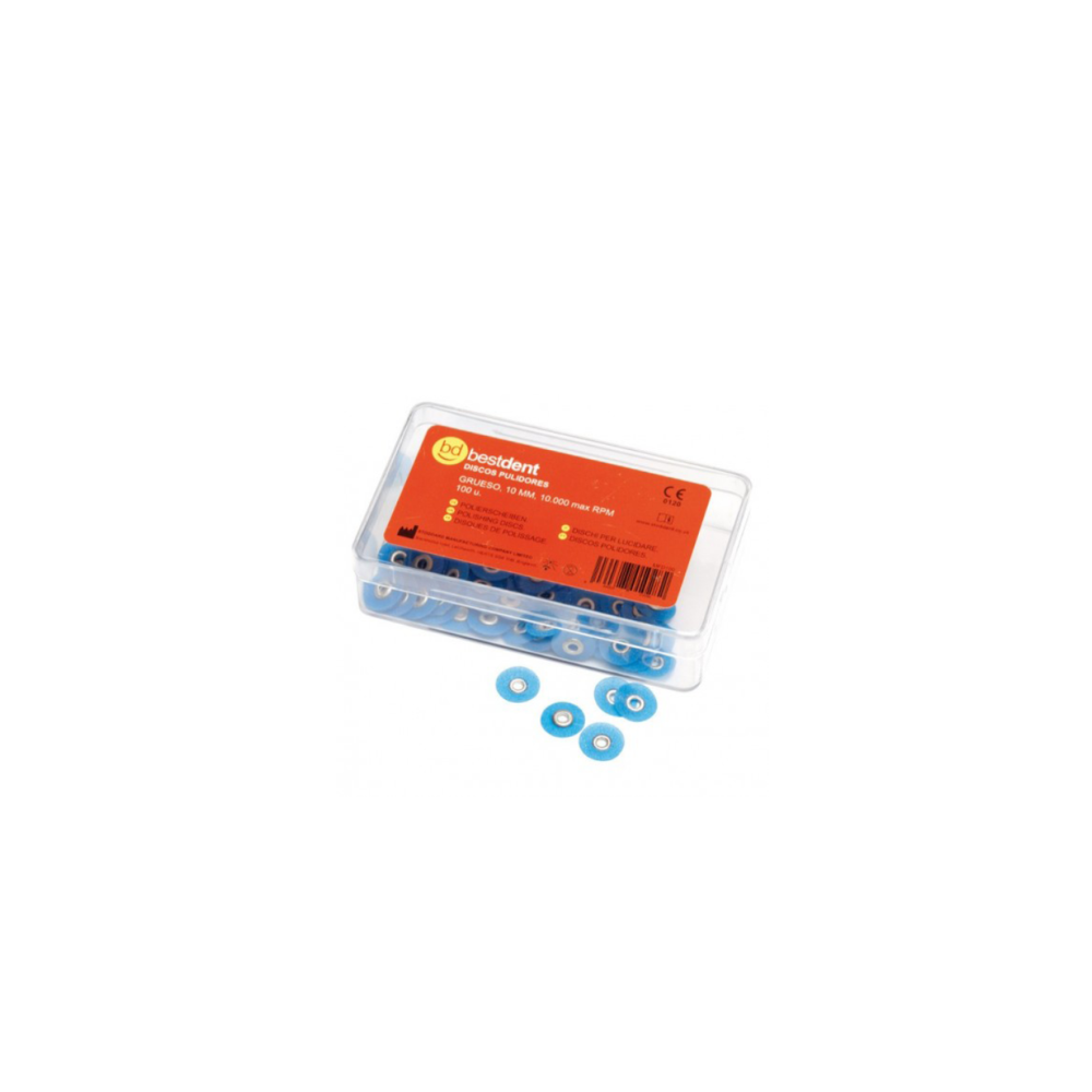 Set Disques de Polissage 10mm - 100u - BESTDENT