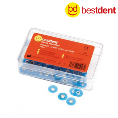 Set Disques de Polissage 10mm - 100u - BESTDENT