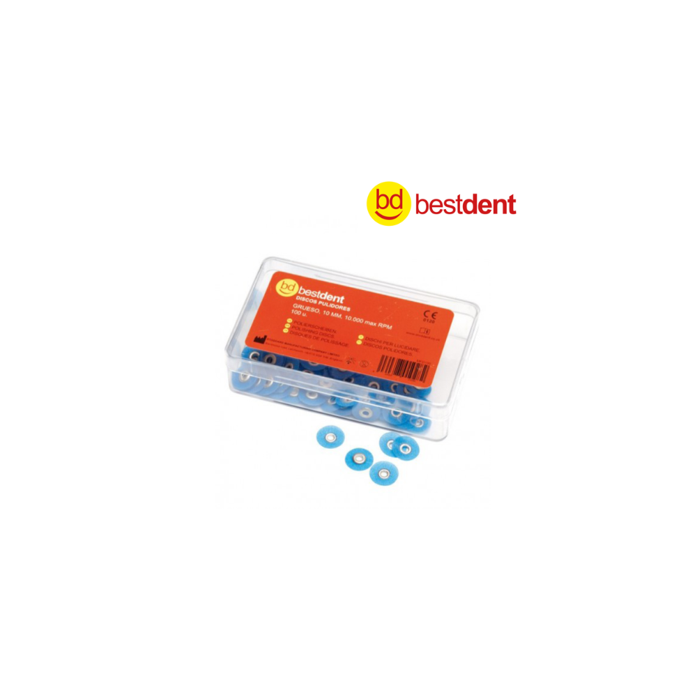 Set Disques de Polissage 10mm - 100u - BESTDENT