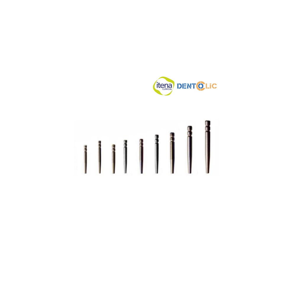 Tenons Cylindro-Coniques DENTOCLIC Inox - 20u - ITENA