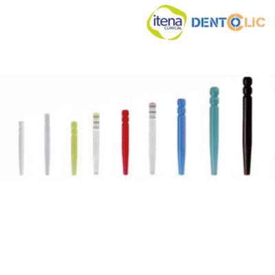 Tenons Cylindro-Coniques DENTOCLIC Calcinables - 40u/100u - ITENA
