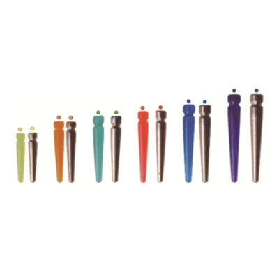 DENTOCLIC Conische Stiften RVS en Uitbrandbaar - 20st/40st/100st - ITENA