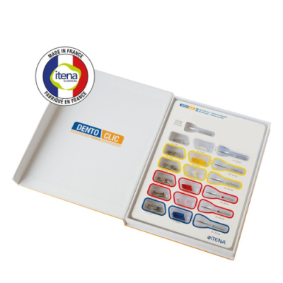 Coffret Premium DENTOCLIC Tenons Cylindro-Coniques Inox et Calcinables - 1u - ITENA