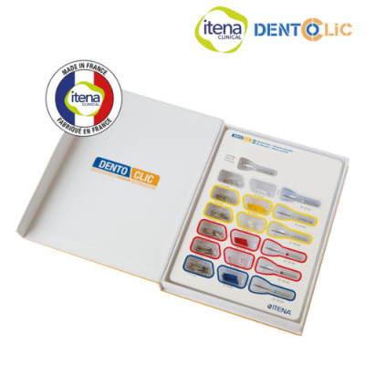 Coffret Premium DENTOCLIC Tenons Cylindro-Coniques Inox et Calcinables - 1u - ITENA