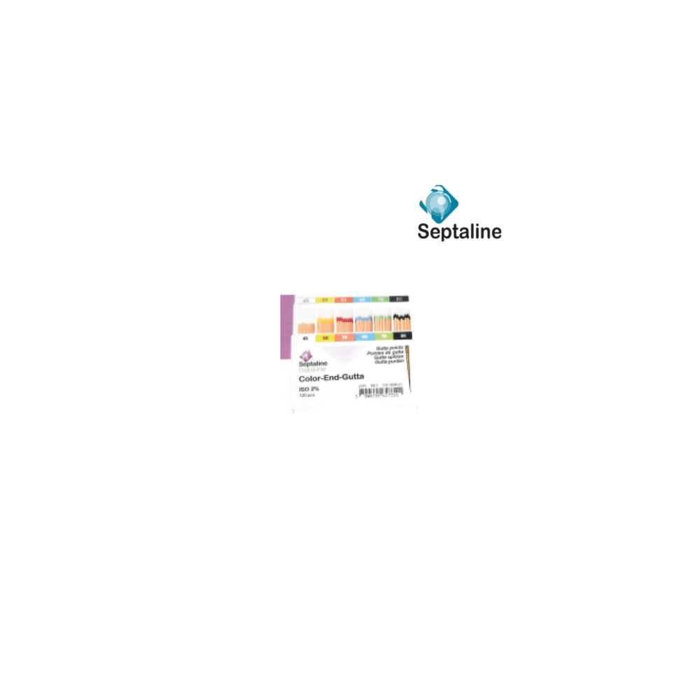 Color-End Gutta-Percha Points - 100pcs - SEPTALINE