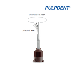 EMBOUT COLIBRI MARRON 20u - PULPDENT