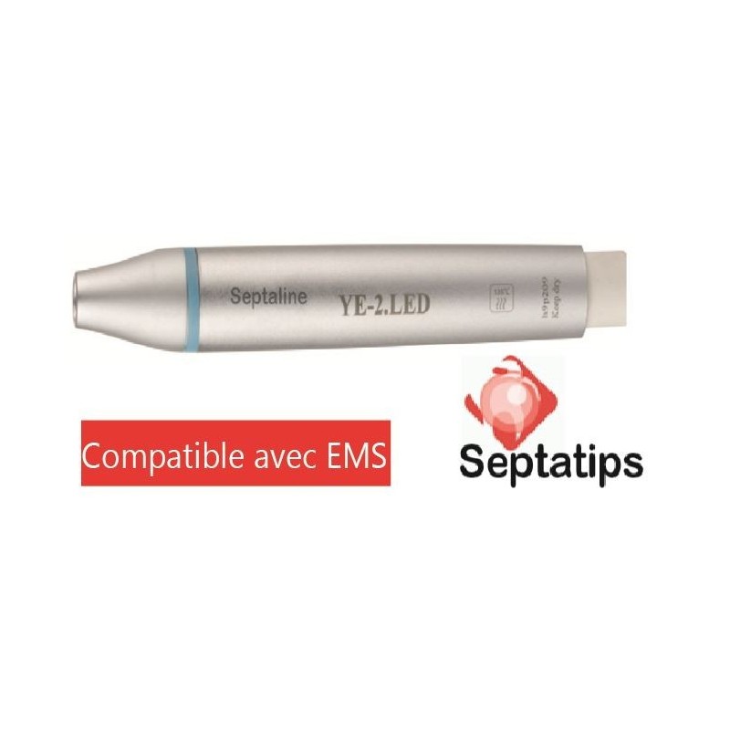 SUPPRIMER Pièce à main compatible EMS - Métal, lumière LED